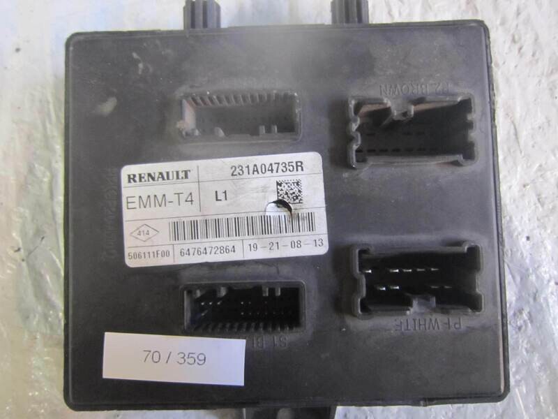 70-359 MODULO DI CONTROLLO BCM RENAULT 231A04735R EMM-T4 EMMT4 L1 CAPTUR