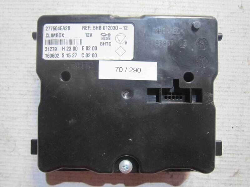 70-290 Centralina Clima Nissan 277604EA2B 5HB012030-12 5HB01203012 S 15 27 Generica QASHQAI