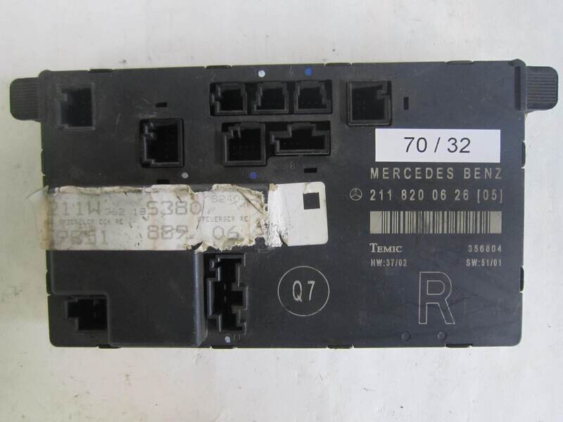 70-32 Centralina Modulo Confort Temic 211 820 06 26 2118200626 356804 Mercedes CLASSE  E E 500