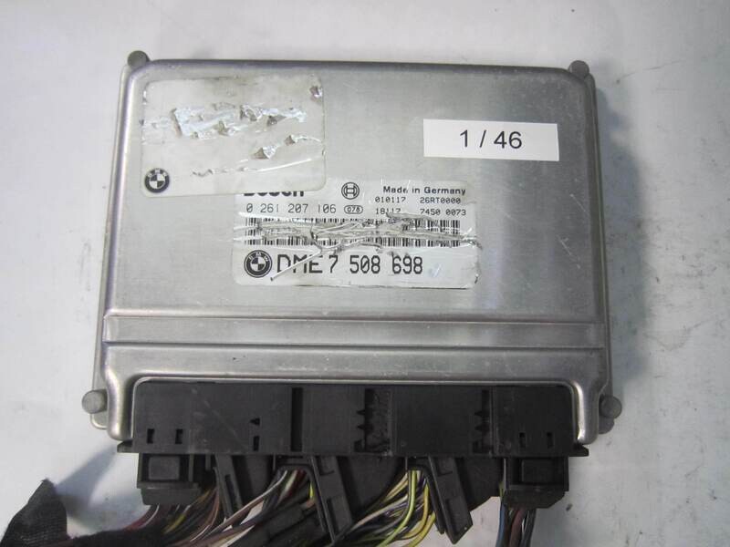 1-46 Centralina Motore Bosch 0 261 207 106 0261207106 DME 7 508 698 DME7508698 26RT0000 BMW Benzina SERIE  X X 5 4.4