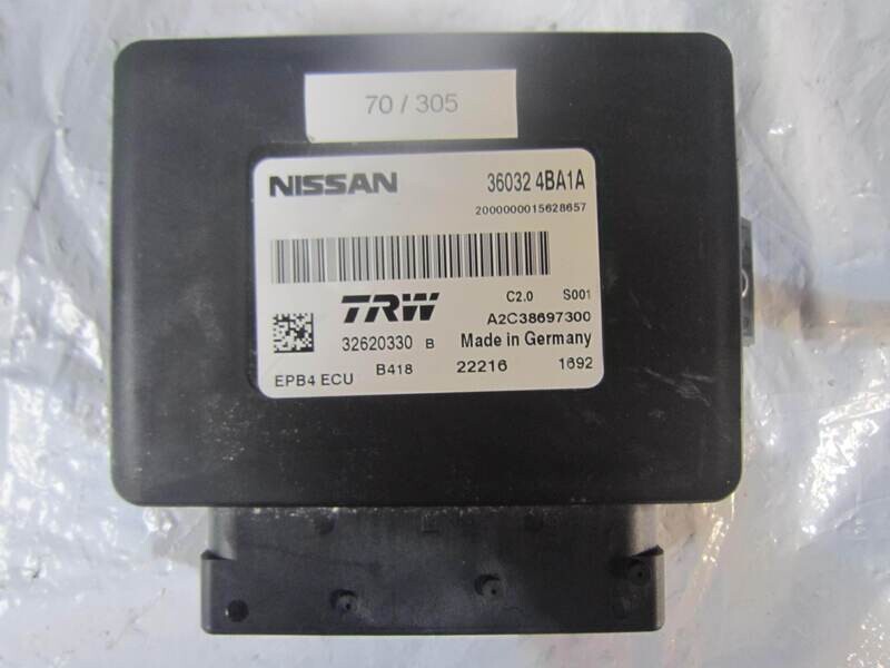 70-305 Modulo Controllo Freno a Mano TRW 36032 4BA1A 360324BA1A 32620330 A2C38697300 NISSAN Generica QASHQAI