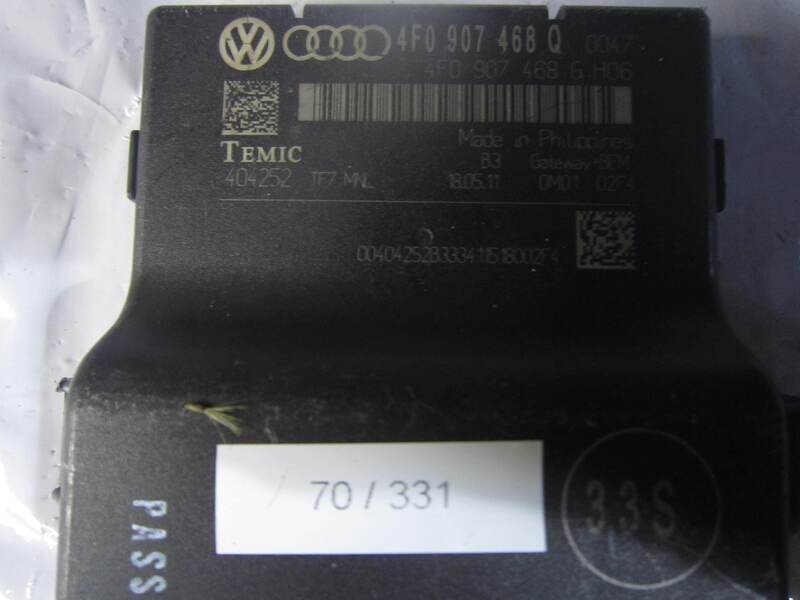 70-331 Modulo Gateway Temic 4F0 907 468 Q 4F0907468Q 404252 AUDI VARIE