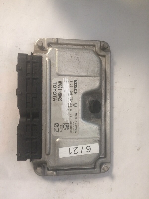 6-21 Centralina Motore Bosch 0261208702 0 261 208 702 89661-0H022 896610H022 1039S12537    ----  TOYOTA  AYGO CITROEN 1.0