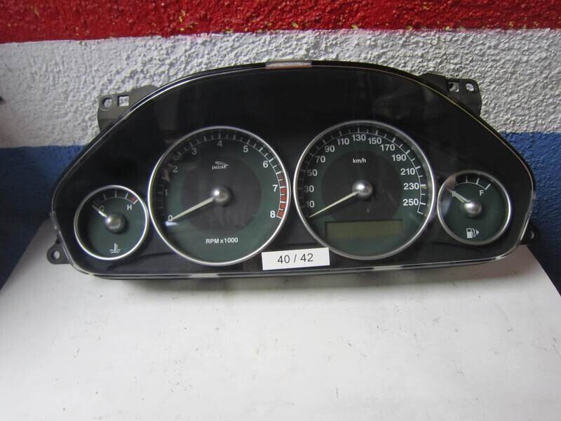 40-42 Quadro Strumenti / Contachilometri Visteon 1X4F-10841-A 1X4F10841A 1X4F-10B885-AB 1X4F10B885AB JAGUAR benzina X TYPE