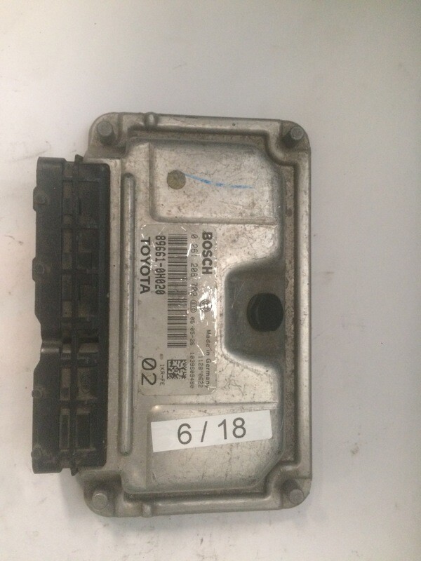 6-18 Centralina Motore Bosch 0261208702 0 261 208 702 89661-0H022 896610H022 1039S12537    __  TOYOTA  AYGO CITROEN 1.0