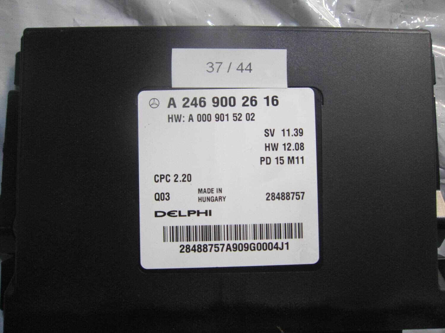 37-44 Centralina Sensori Parcheggio Delphi A 246 900 26 16 A2469002616 28488757 CPC 2.20 MERCEDES BENZ VARIE