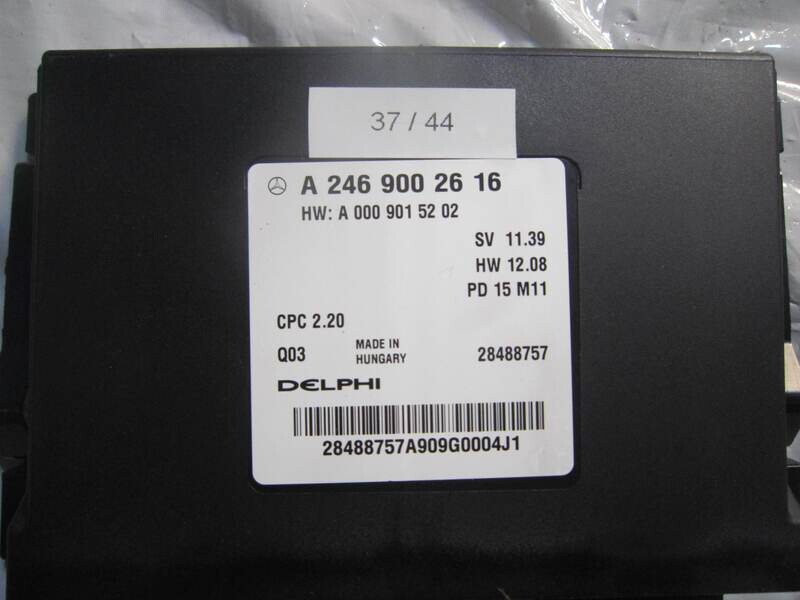 37-44 Centralina Sensori Parcheggio Delphi A 246 900 26 16 A2469002616 28488757 CPC 2.20 MERCEDES BENZ VARIE