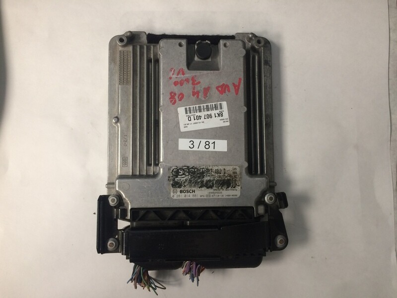 3-81 Centralina Motore Bosch 0281014881 8K1907401D 1039S25535 VOLKSWAGEN AUDI A4 A5 A6 3.0 TDI