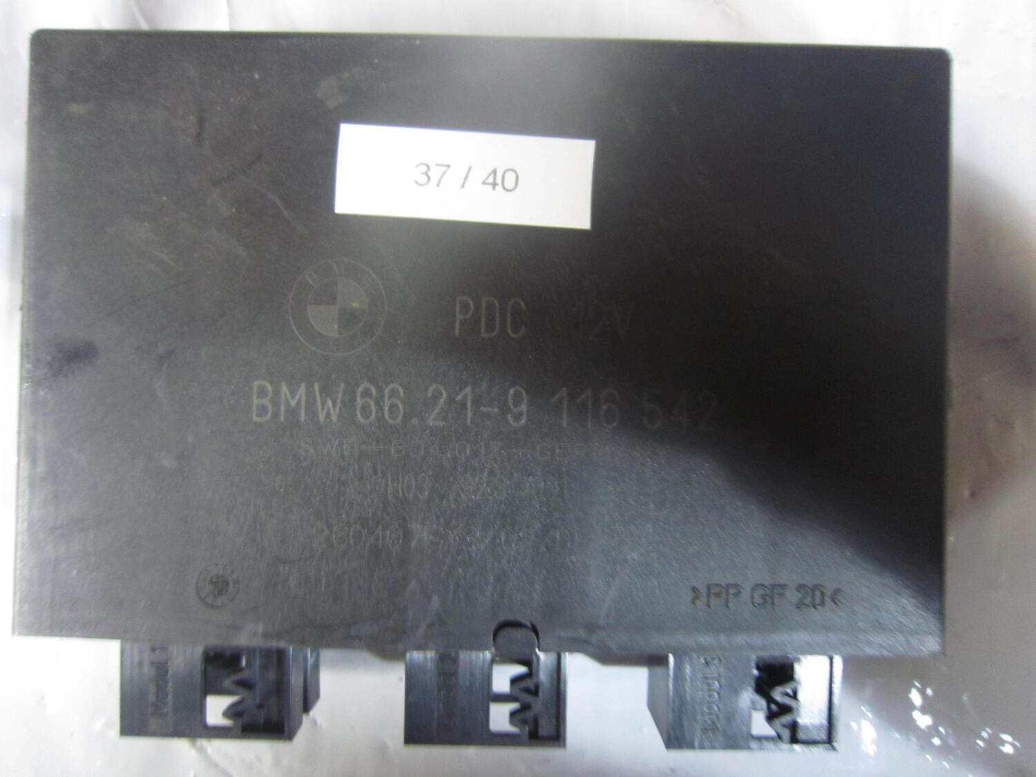 37-40 Centralina sensori parcheggio BMW 66.21-9 116 542 66219116542 H03 S2.3 VARIE