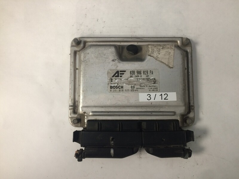 3-12 Centralina Motore Bosch 0 281 010 629 0281010629 038 906 019 FA 038906019FA 28SA5321 YM21 12A650 KB VOLKSWAGEN Diesel SHARAN 1.9