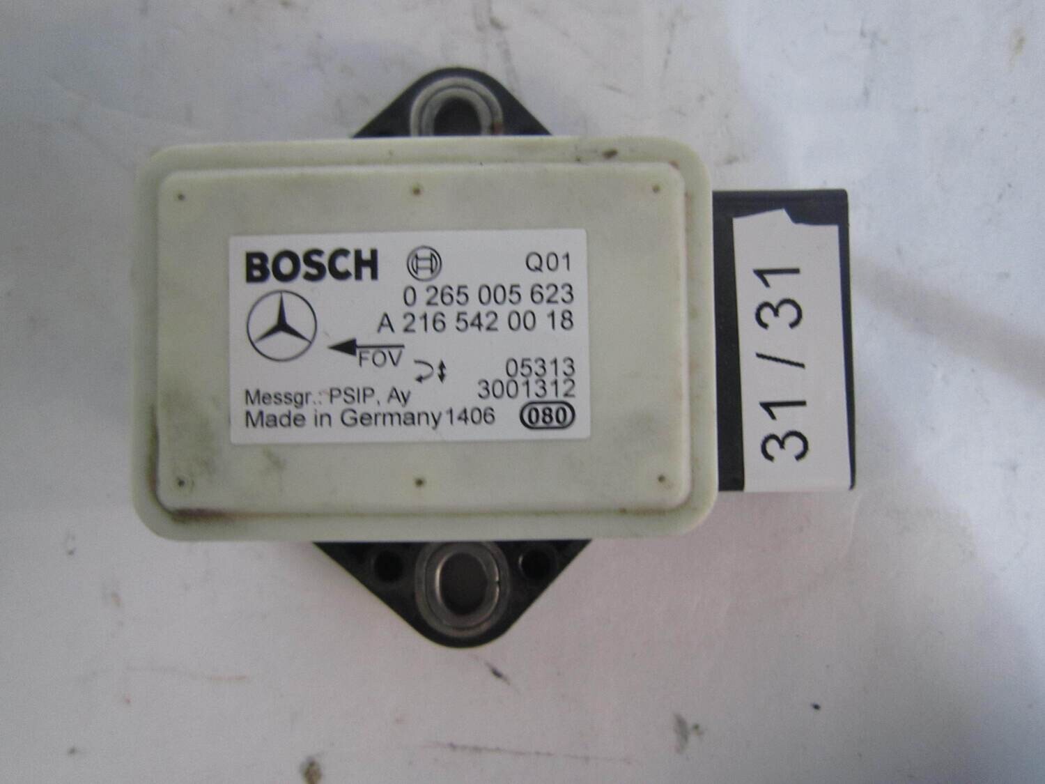 31-31 Sensore Antimbardata Bosch 0 265 005 623 0265005623 A 216 542 00 18 A2165420018 MERCEDES BENZ VARIE
