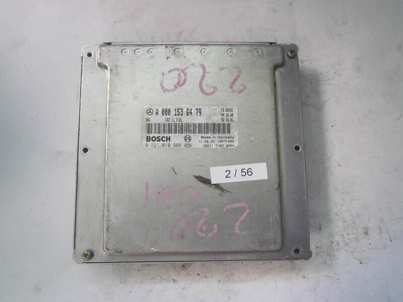 2-56 Centralina Motore Bosch 0281010908 0 281 010 908 A 000 153 64 79 A0001536479 28RTF000      MERCEDES BENZ  2.2 CDI W203