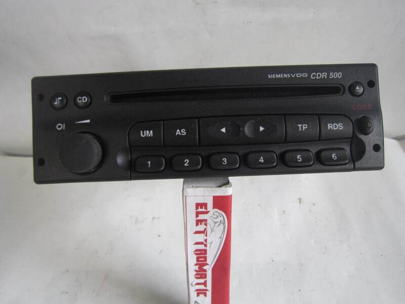 20-35 Autoradio Vdo  330886636 CDR 500 CDR500       OPEL  ASTRA