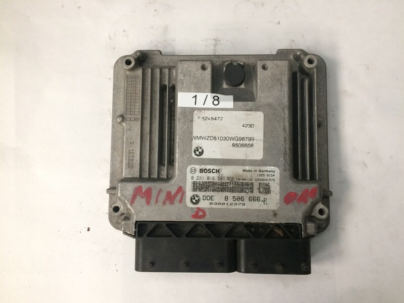 1-8 Centralina Motore Bosch 0 281 016 585 0281016585 8506666 1039S41575 DDE 8 506 666 MINI Diesel COOPER 1.6