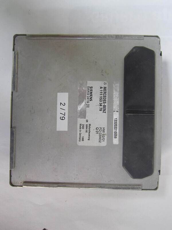 2-79 Centralina Motore Siemens 5WK9 0419 5WK90419 A 111 153 34 79 A1111533479 SIM4 SE FD 03W02 Mercedes Diesel CLASSE C C 180 1.8