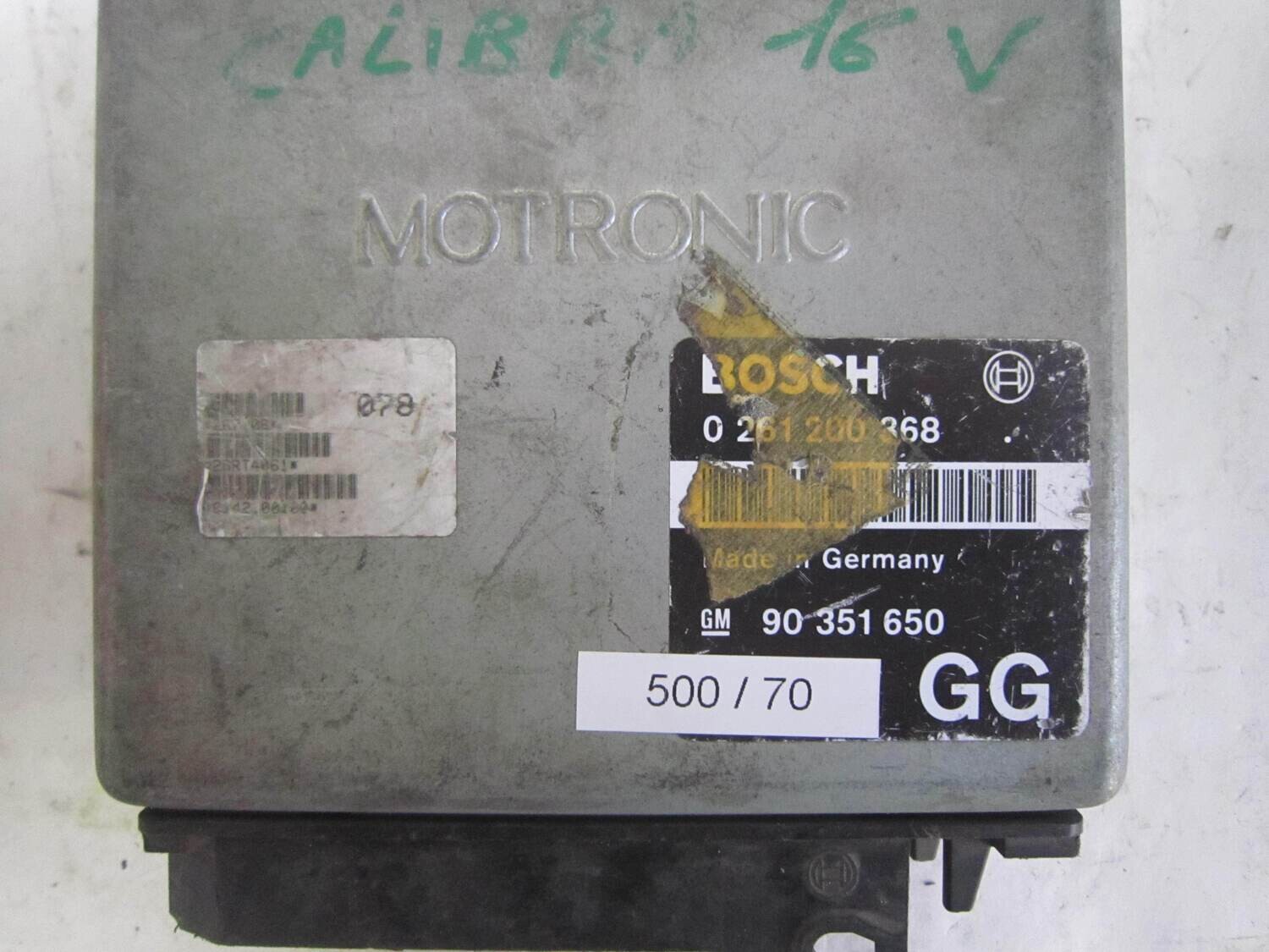 500-70 Centralina Motore Bosch 0261200368 0 261 200 368 90 351 650 90351650       OPEL  OMEGA