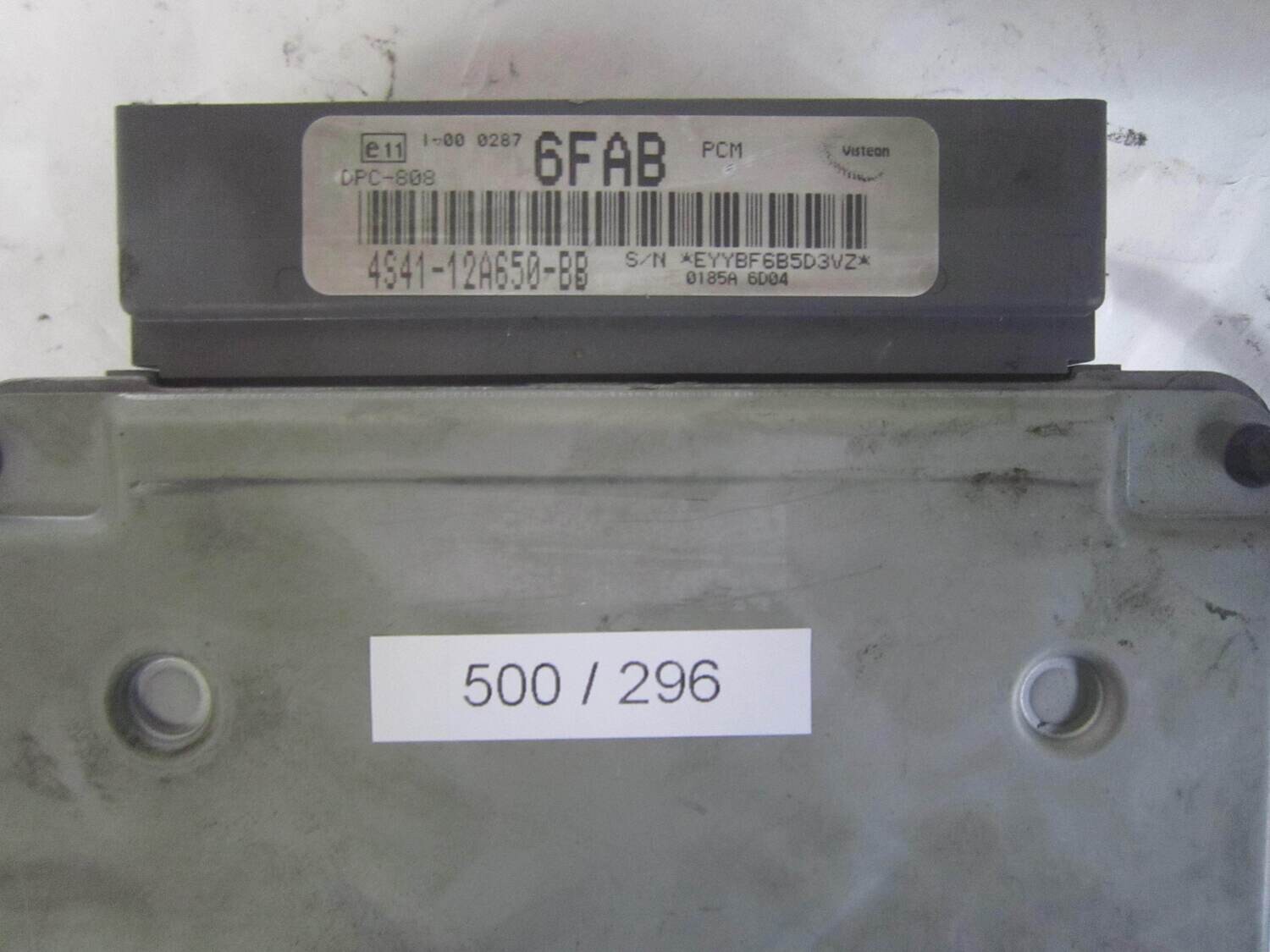 500-296 Centralina Motore Visteon 4S41-12A650-BB 4S4112A650BB 6FAB DPC-808 FORD Diesel TRANSIT 1.8