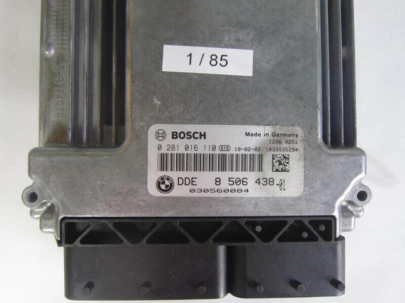 1-85 centralina motore bosch 0 281 016 110 8506438 1039s35294 dde 8 506 438  bmw serie  x