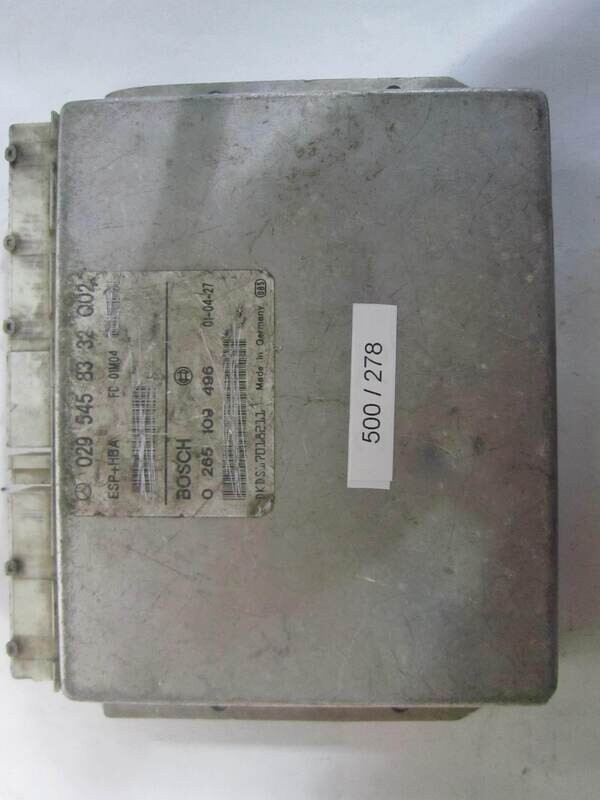 500-278 Centralina ABS ESP HBA Bosch 0 265 109 496 0265109496 029 545 83 32 Q02 0295458332Q02 Mercedes CLASSE  A