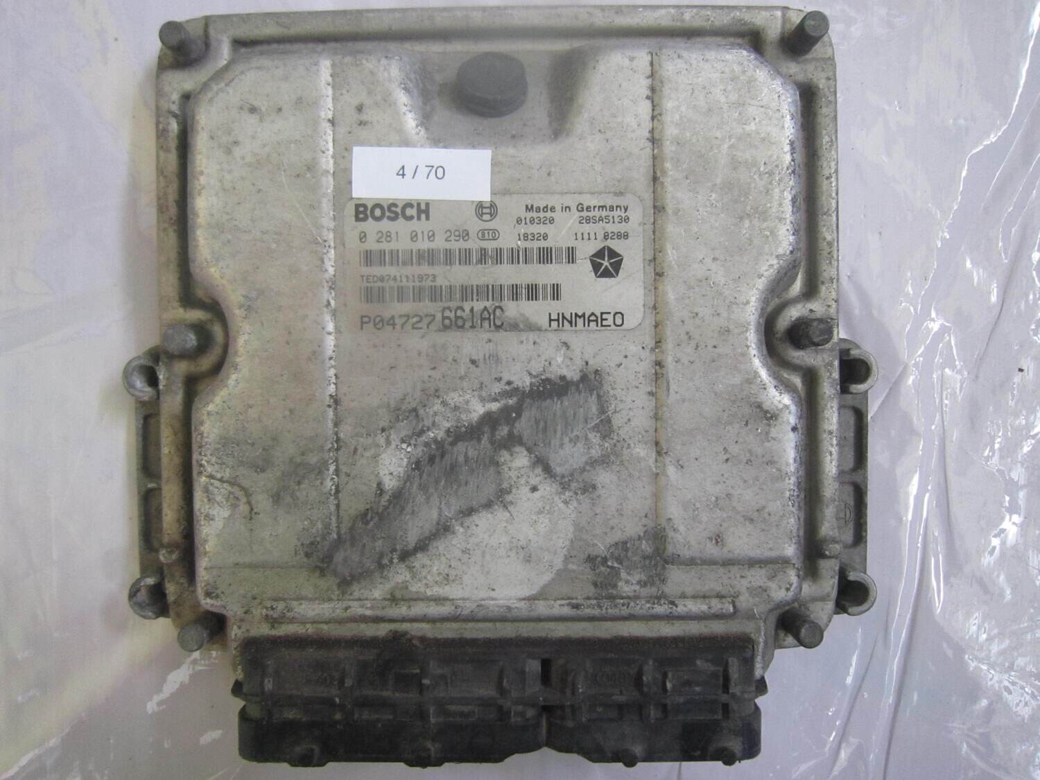 4-70 Centralina Motore Bosch 0 281 010 290 0281010290 P04727661AC 28SA5130 CHRYSLER Diesel VOYAGER