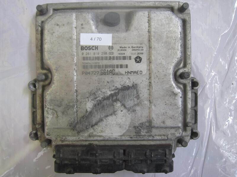 4-70 Centralina Motore Bosch 0 281 010 290 0281010290 P04727661AC 28SA5130 CHRYSLER Diesel VOYAGER