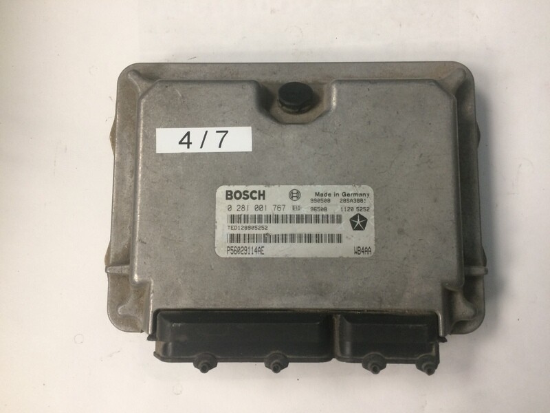 4-7 Centralina Motore Bosch 0 281 001 767 0281001767 P56029114AE 28SA3881 JEEP Diesel GRAND CHEROKEE 3.1