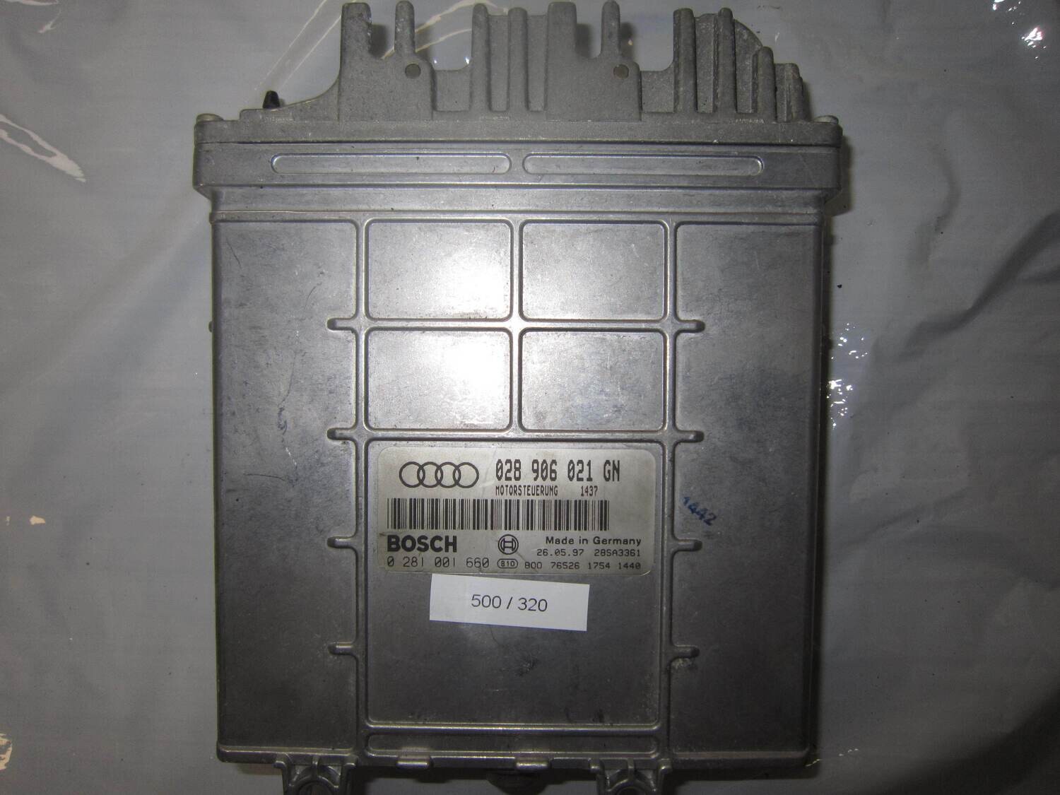 500-320 Centralina Motore Bosch 0 281 001 660 0281001660 028 906 021 GN 028906021GN 28SA3361 AUDI Diesel VARIE