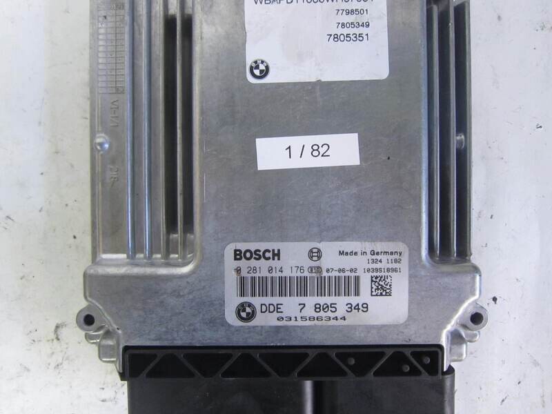 1-82 Centralina Motore Bosch 0 281 014 176 0281014176 7805351 1039S18961 DDE 7 805 349 7798501 BMW Diesel SERIE  X X 3 2.0