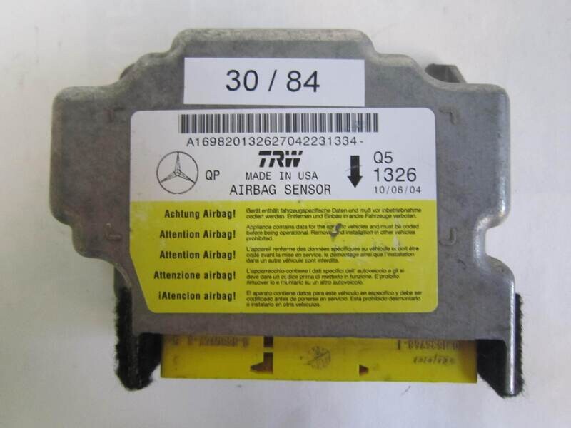 30-84 Centralina Airbag TRW A 169 820 132 62 A16982013262 Q5 1326 Q51326 Mercedes CLASSE  A
