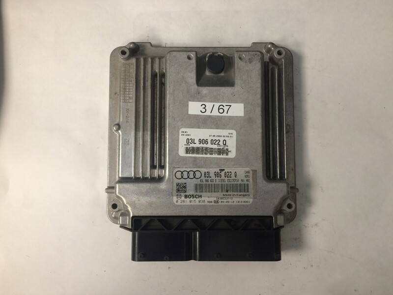 3-67 Centralina Motore Bosch 0281015038 03L906022Q 1039S33772 VOLKSWAGEN AUDI Q5 2.0 TDI