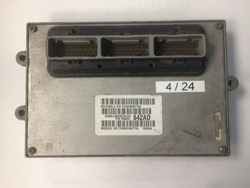 4-24 Centralina Motore Motorola P56041 642AD P56041642AD 04A049DQTT9L WB4AA JEEP Diesel GRAND CHEROKEE 2.7