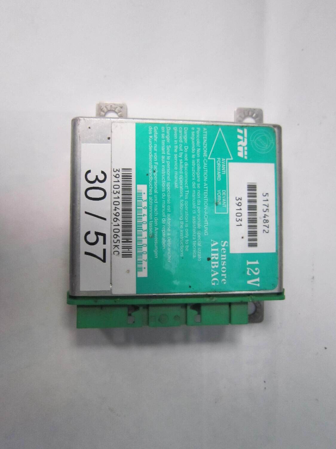 30-57 Centralina Airbag TRW 51754872 391031 ALFA ROMEO / FIAT / LANCIA Generica GRANDE PUNTO