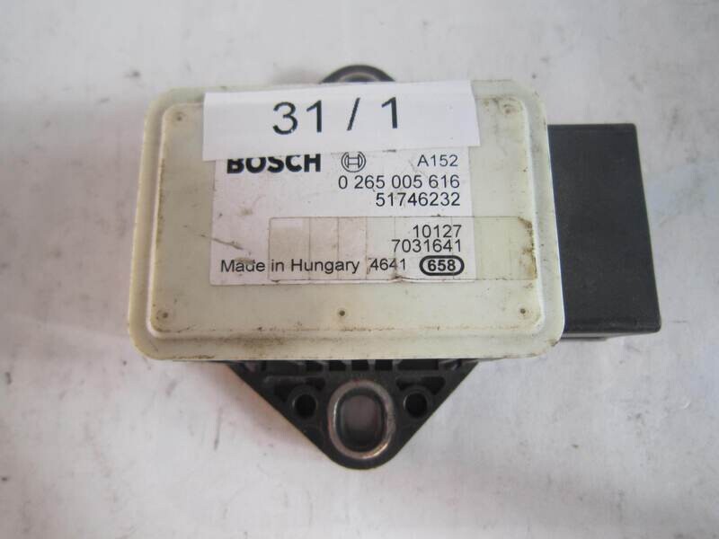 31-1 Sensore Antimbardata Bosch 0 265 005 616 0265005616 51746232 ALFA ROMEO / FIAT / LANCIA Generica BRAVO BRAVA