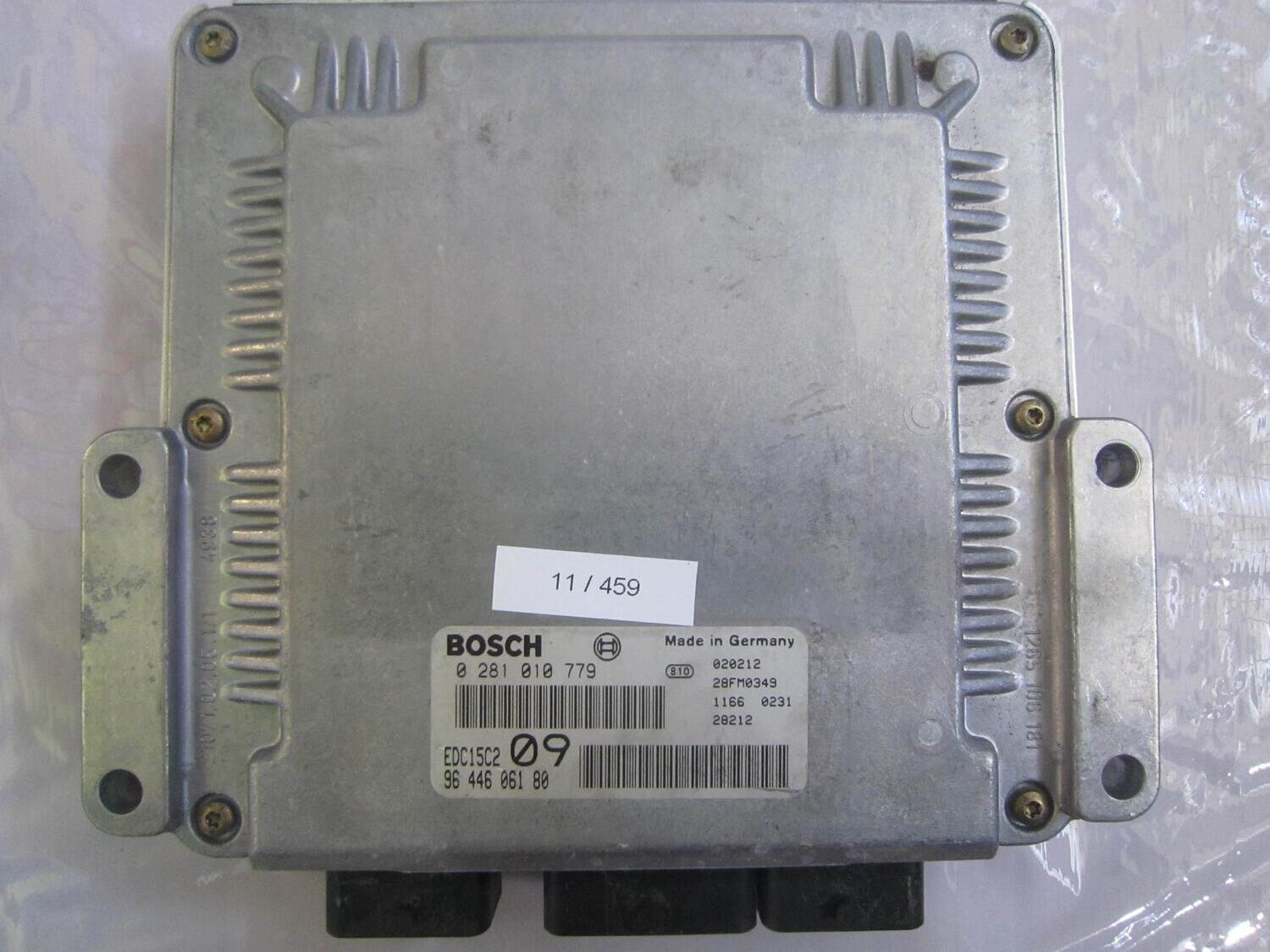 11-459 Centralina Motore Bosch 0 281 010 779 0281010779 96 446 061 80 9644606180 28FM0349 EDC15C2 CITROEN / PEUGEOT Diesel VARIE