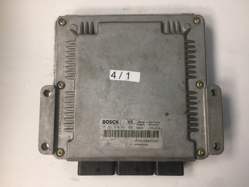 4-1 Centralina Motore Bosch 0281010441 HOM8200065996 28FM0203 VOLVO  V40 S40 1.9 DCI