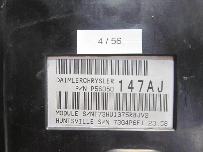 4-56 Centralina Cambio Automatico Chrysler P56050 147AJ 73G4P6F1 P56040 04692073AB JEEP Generica GRAND CHEROKEE