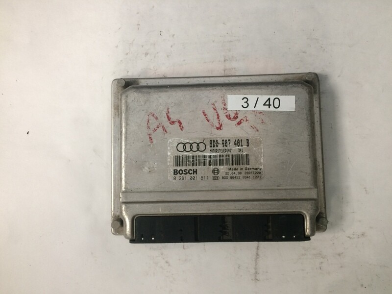 3-40 Centralina Motore Bosch 0281001811 8D0907401B 28RTE220 VOLKSWAGEN AUDI A4 2L5 V6 TDI