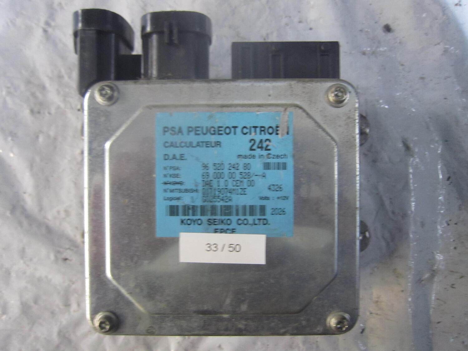 33-50 Centralina Servosterzo / Angolo Sterzata Koyo 96 520 242 80 9652024280 69 000 00 528 DAE 1.0 CEM 00 Q1T19074M1ZE  CITROEN / PEUGEOT GENERICA VARIE
