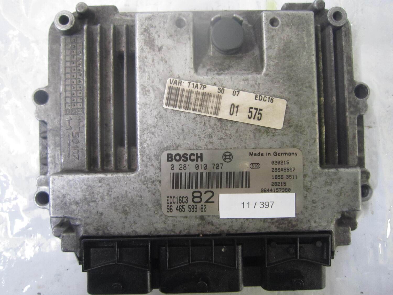 11-397 Centralina Motore Bosch 0 281 010 707 0281010707 96 465 599 80 9646559980 28SA5587 EDC16C3 CITROEN / PEUGEOT Diesel VARIE 1.4