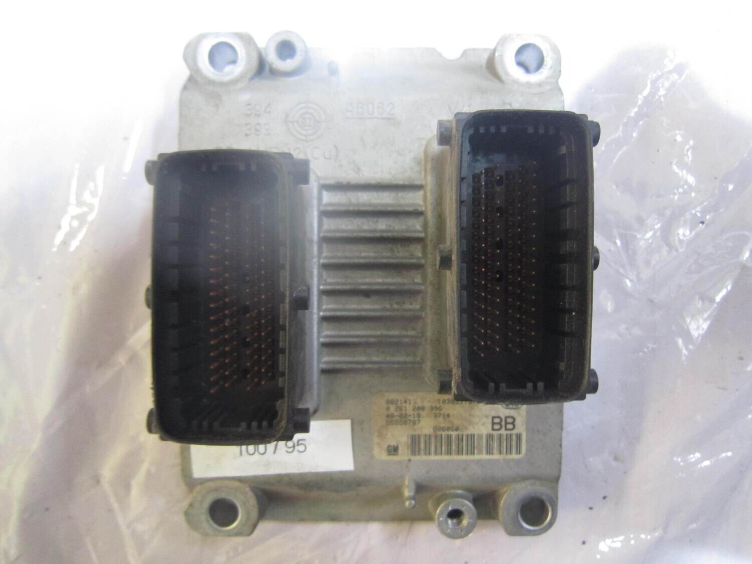 100-95 Centralina Motore Bosch 0 261 208 396 0261208396 55558787 1039S17979 OPEL Benzina ASTRA