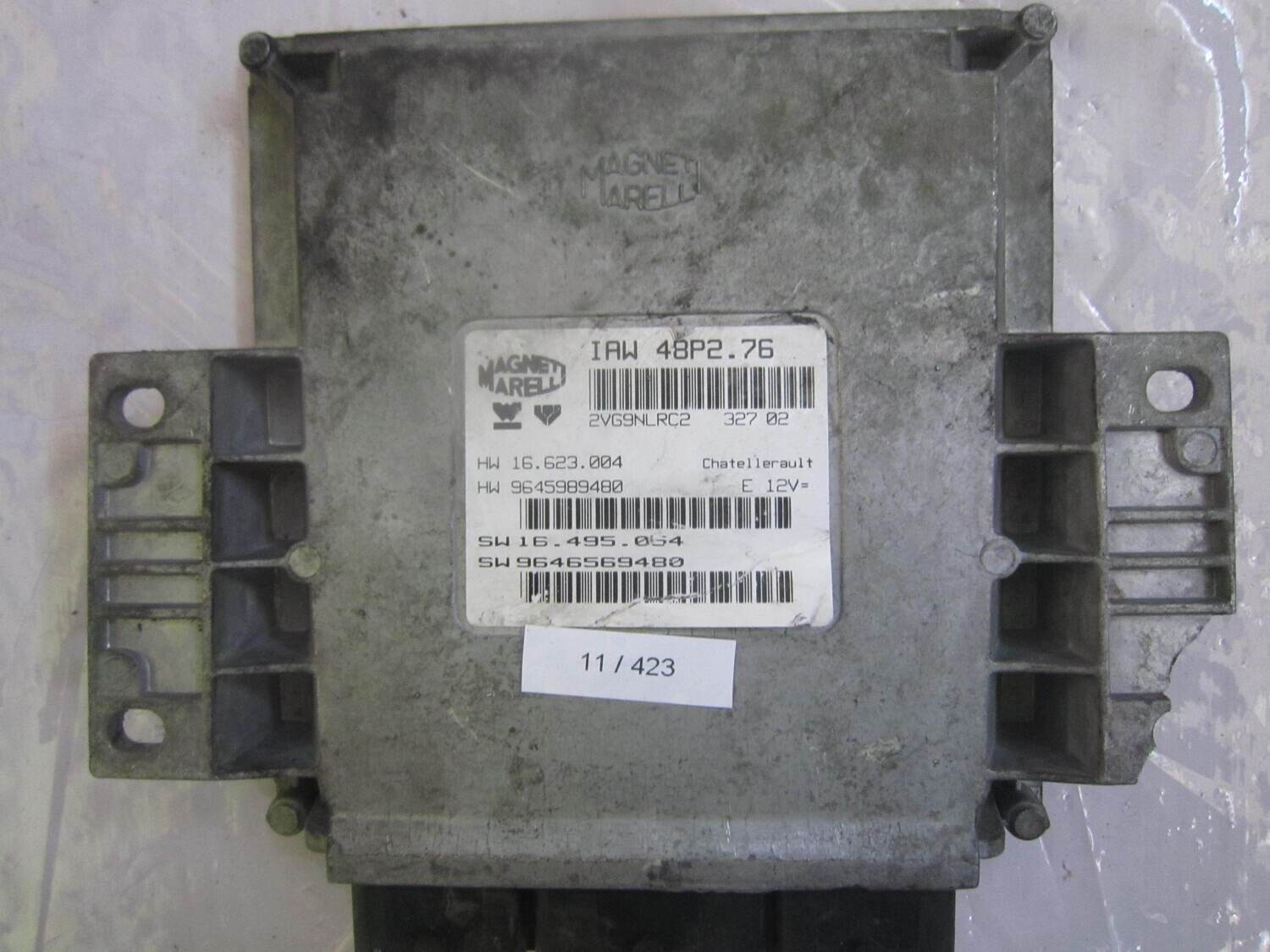 11-423 Centralina Motore Magneti Marelli 16.623.004 9645989480 IAW 48P2.76 CITROEN / PEUGEOT Benzina 207