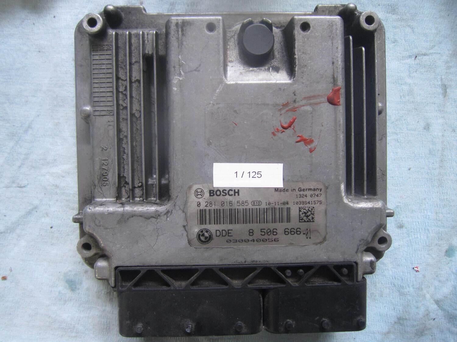 1-125 Centralina Motore Bosch 0 281 016 585 0281016585 8506666 1039S41575 DDE 8 506 666 MINI Diesel COOPER 1.6