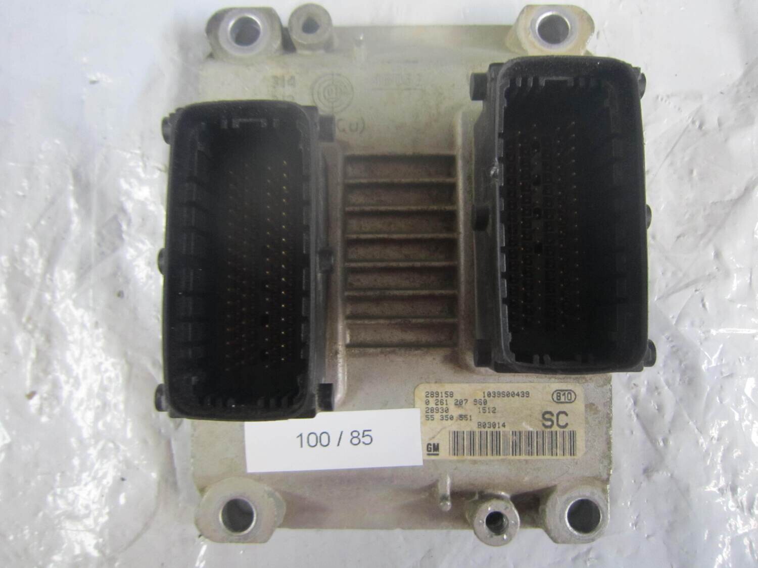 100-85 Centralina Motore Bosch 0 261 207 960 0261207960 55 350 551 55350551 1039S00439 OPEL Benzina CORSA 1.0