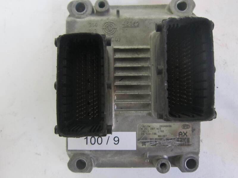 100-9 Centralina Motore Bosch 0261207423 0 261 207 423 24 443 796 24443796 26SA8096      OPEL  CORSA C 1.2
