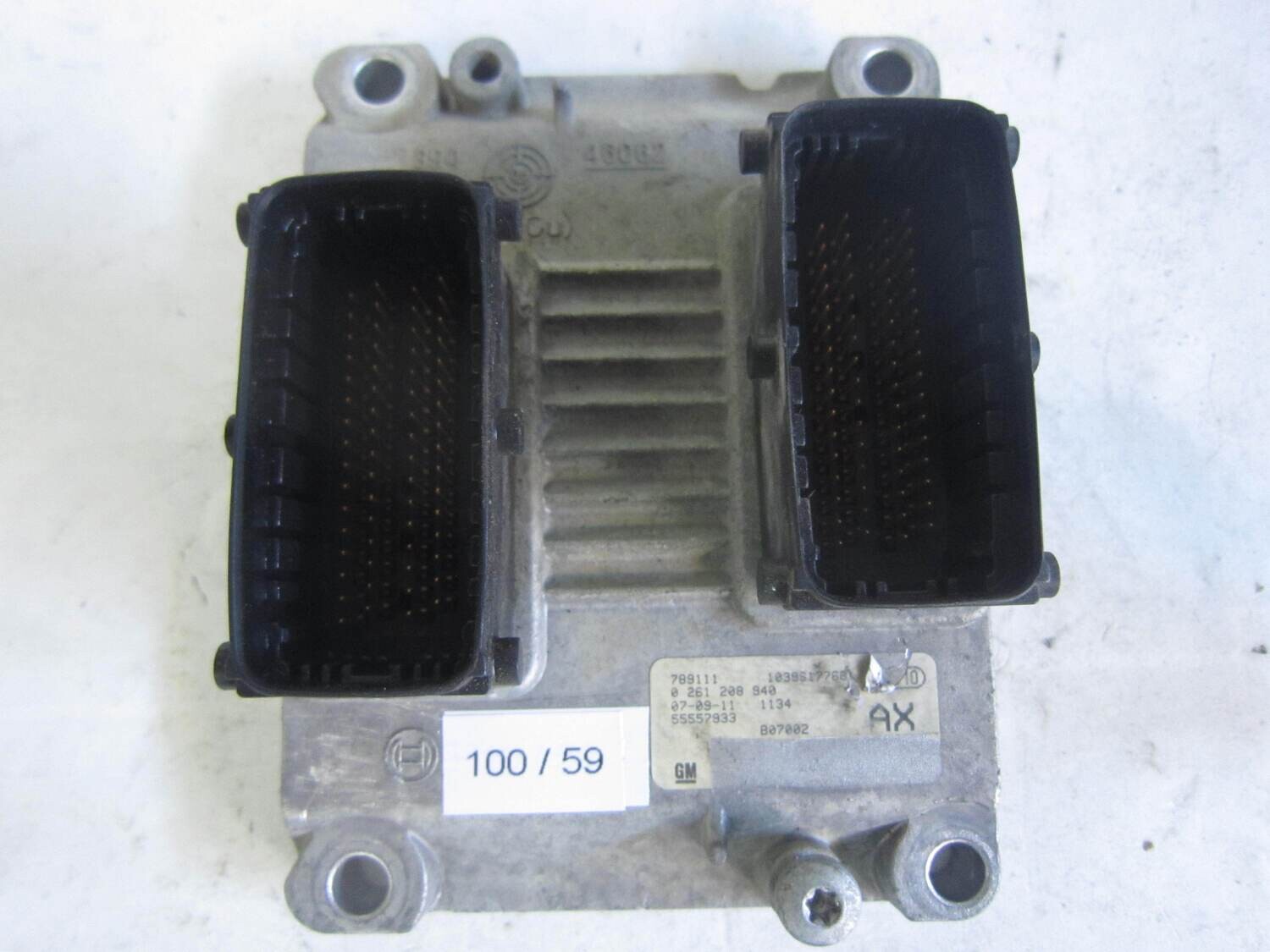 100-59 Centralina Motore Bosch 0 261 208 940 0261208940 5557933 1039S32635 OPEL Benzina CORSA 1.2