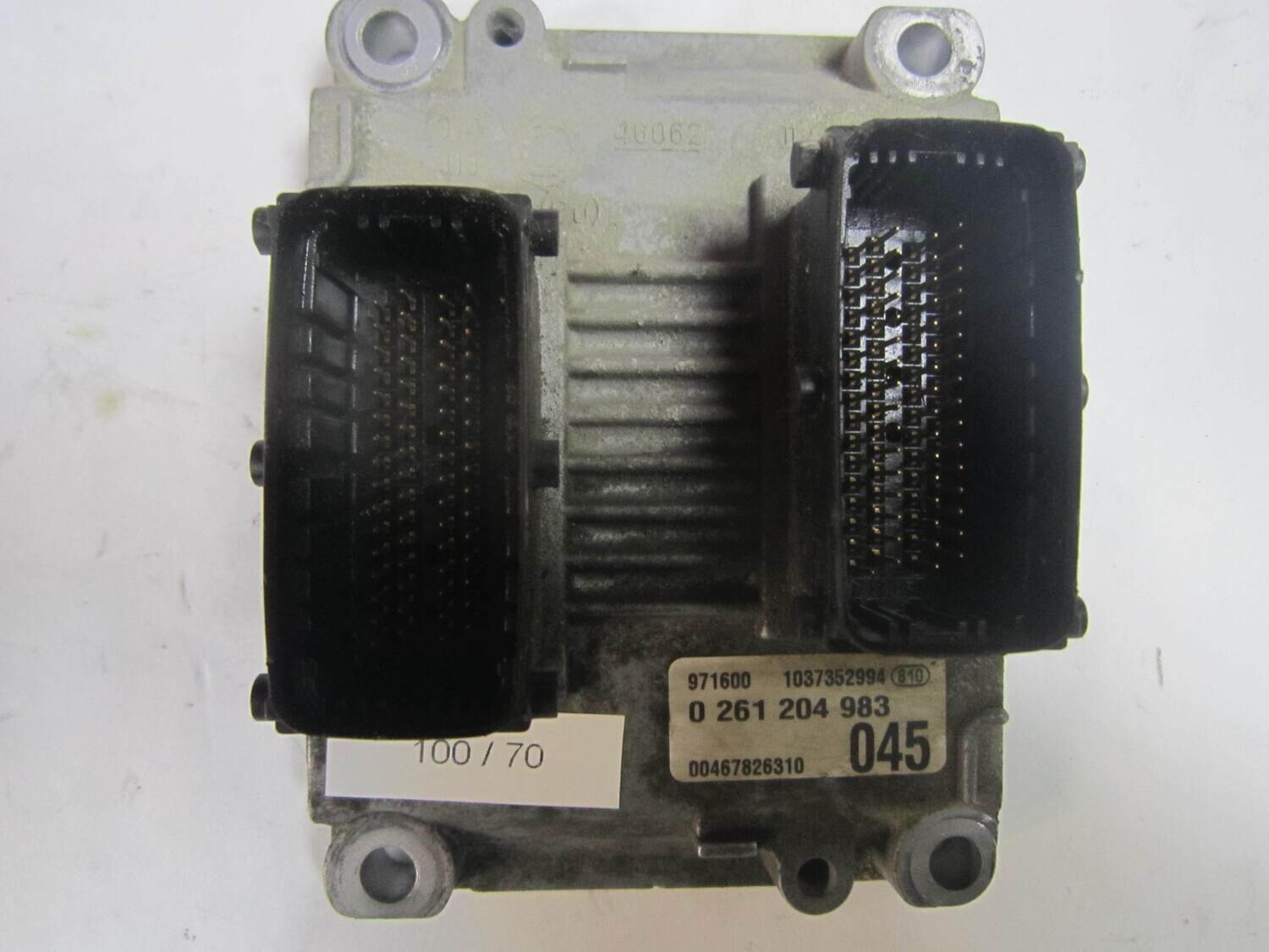 100-70 Centralina Motore Bosch 0 261 204 983 0261204983 971600 1037352994 00467826310 045 ALFA ROMEO / FIAT / LANCIA Benzina PUNTO 1.2