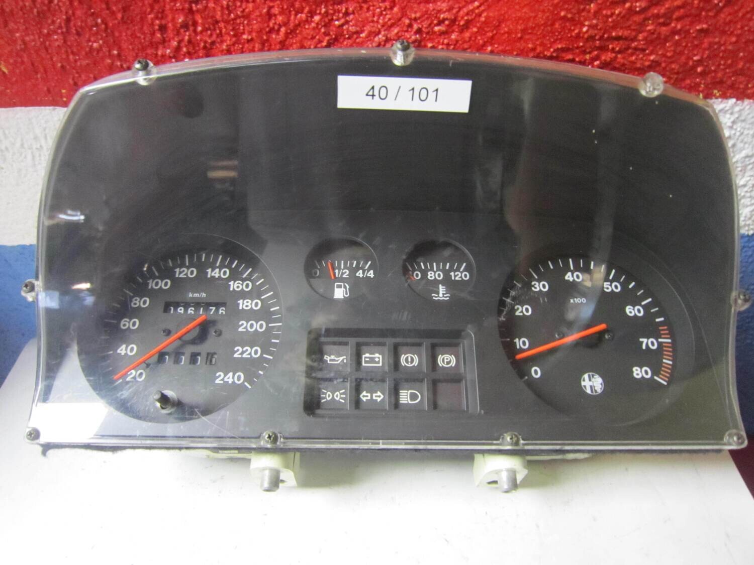 40-101 Quadro Strumenti / Contachilometri Alfa Romeo / Fiat / Lancia QUADRO STRUMENTI QUADROSTRUMENTI CONTACHILOMETRI Benzina 33 1.6