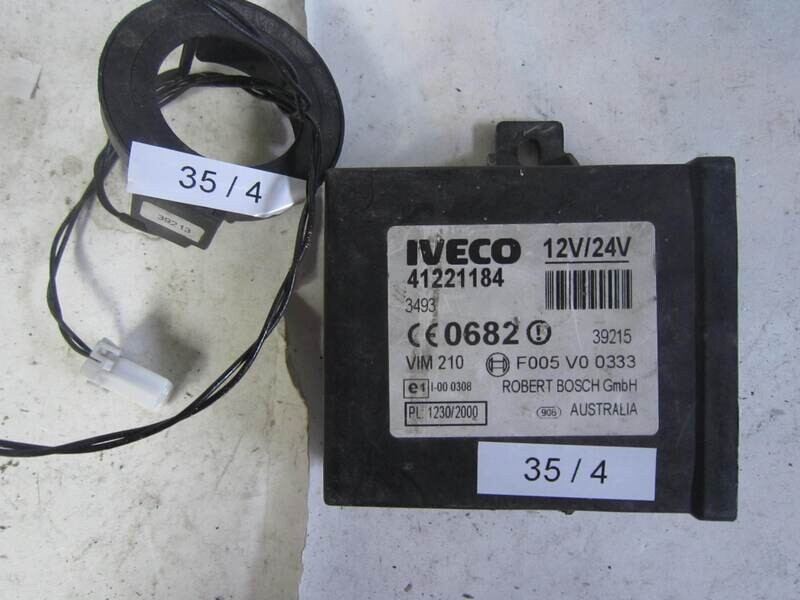 35-4 Centralina Immobilizer Bosch 41221184 F005 V0 0333 F005V00333 F005 V0 0389 500338939 IVECO Diesel DAILY