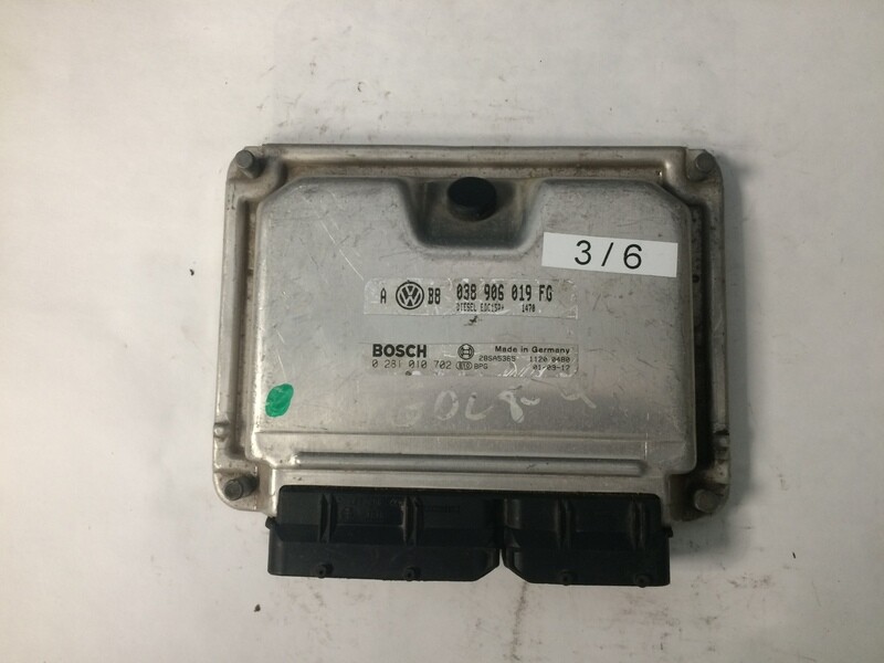 3-6 Centralina Motore Bosch 0281010702 038906019FG 28SA5365  VOLKSWAGEN GOLF BORA