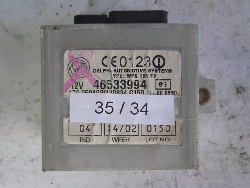 35-34 Centralina Immobilizer Alfa Romeo / Fiat / Lancia 46533994 VARIE